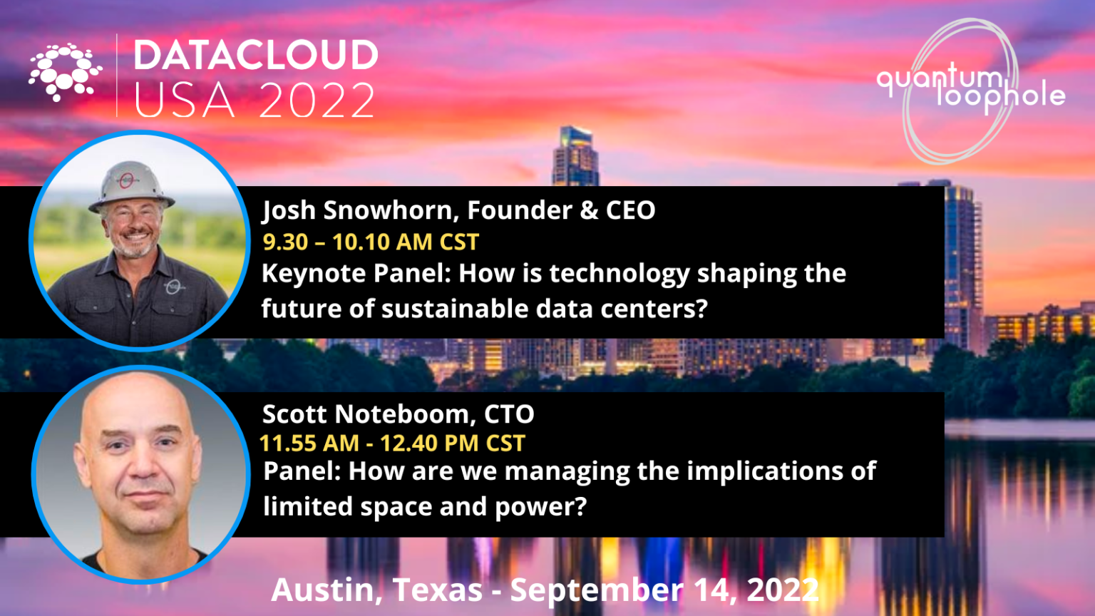 Quantum Loophole Executives to Speak on the Future of Data Centers at